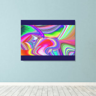 Toile Summerrainbow, Rainbowart 3D Abstrait