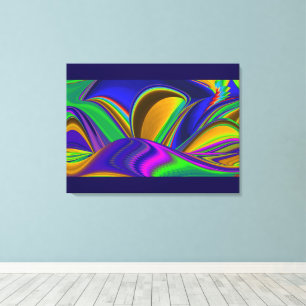 Toile Summerrainbow, Rainbowart 3D Abstrait