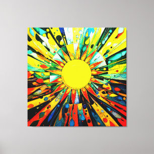 Toile Sun En Abstrait 910