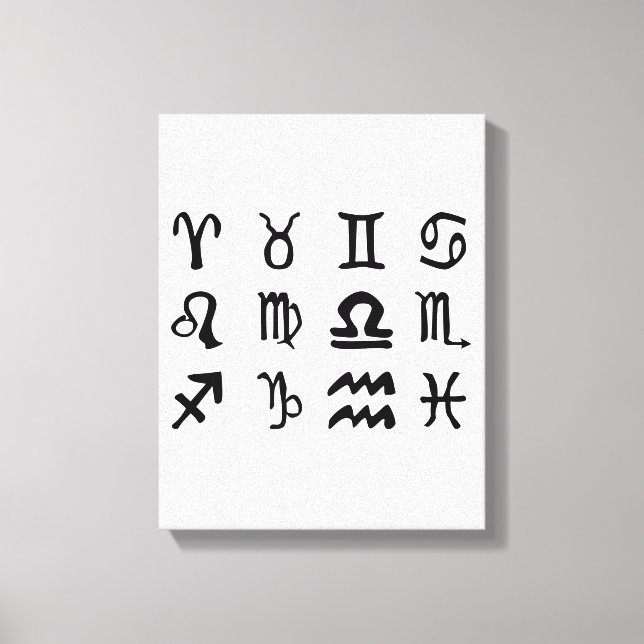 Toile Sun Sign SIlhouettes (Recto)