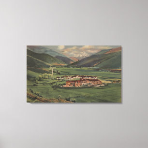 Toile Sun Valley, IDView de loge de Sun Valley