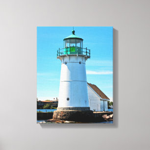 Toile Sunken Rock Lighthouse, New York Canvas Imprimer
