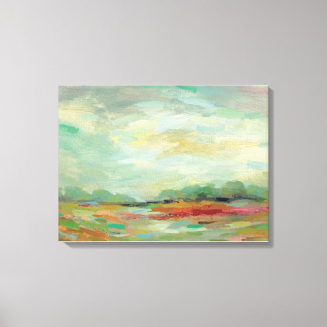 Toile Sunrise Field Abstract | Silvia (Recto)