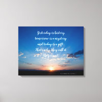 Sunrise Today Est Un Don Inspirationnel Citation