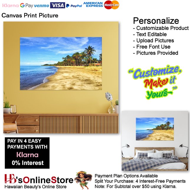 Toile Sunset Beach Imprimer 7 (Sunset Beach Canvas Print Picture 7.)