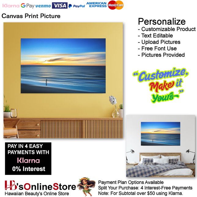 Toile Sunset Beach Imprimer Photo 14 (Sunset Beach Canvas Print Picture 14.
)