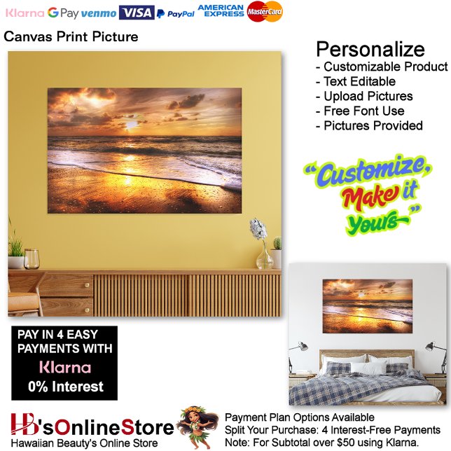 Toile Sunset Beach Imprimer Photo 44 (Sunset Beach Canvas Print Picture 44.
)