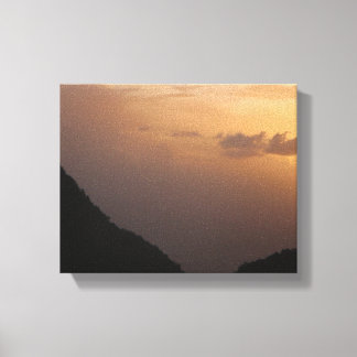 Toile Sunset de l'île