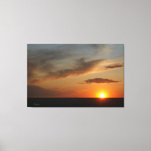 Toile Sunset des Prairies