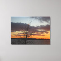 Toile Sunset Lake - 33,70 po x 24 po