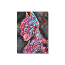 Super-héros néon Chevalier noir
