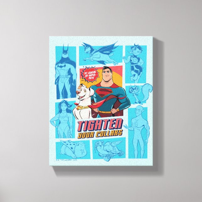 Toile Super Pets & Justice League - Tighten Your Collars (Recto)