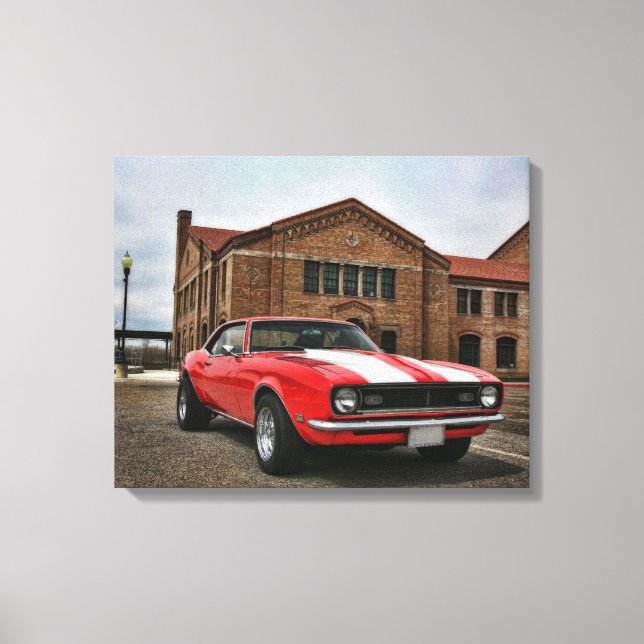 Toile super sport chevy camaro 1968 (Recto)