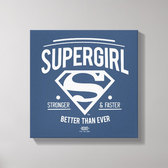 Toile Supergirl mieux que jamais Retro Graphic (Recto)