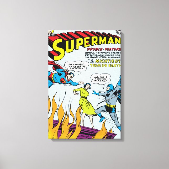 Toile Superman (double fonction avec Batman) (Recto)