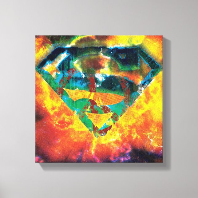 Toile Superman S-Shield | Logo à l'étroit pour la paix (Recto)