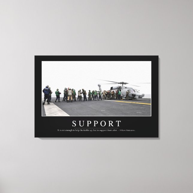 Toile Support : Devis Inspirational (Recto)