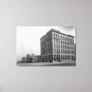 Toile Sur le coin sur l'avenue de Hewitt