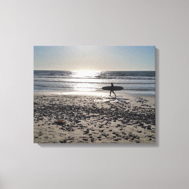 Toile Surf Beach, Carlsbad, Californie (Recto)