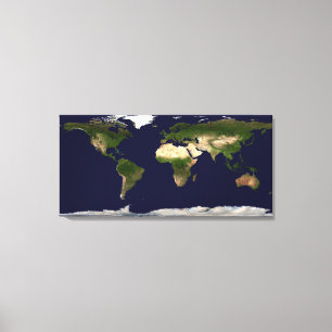 Toile Surface de terre, eau peu profonde, et Topogra