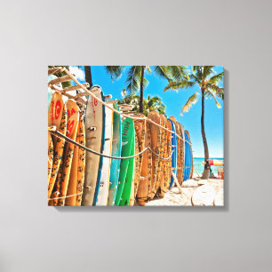 Toile Surfboards à Waikiki Beach, Hawaii