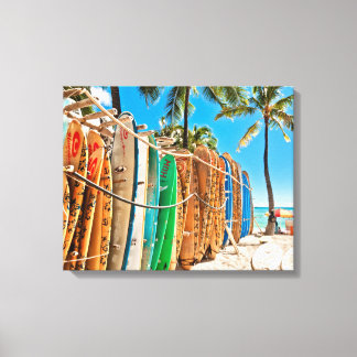 Toile Surfboards à Waikiki Beach, Hawaii