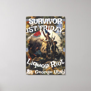 Toile Survivor 1er vendredi émeute de l'alcool St. Georg