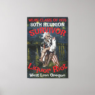 Toile Survivor WLHS 50ÈME RÉUNION CLASSE 1975