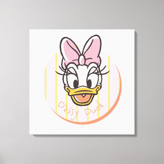 Toile Sweet and Sunny Daisy Duck Portrait (Recto)