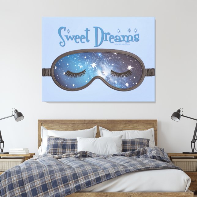 Toile Sweet Dreams Masque Visage (Insitu(Chambre))