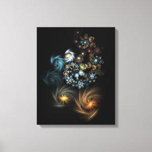 Toile Swirl céleste