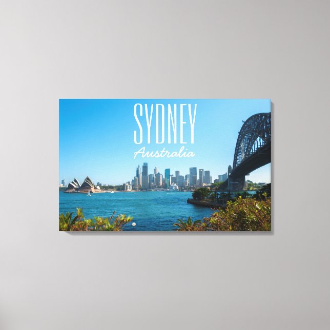 Toile Sydney Harbour Bridge & Opera House Skyline (Recto)