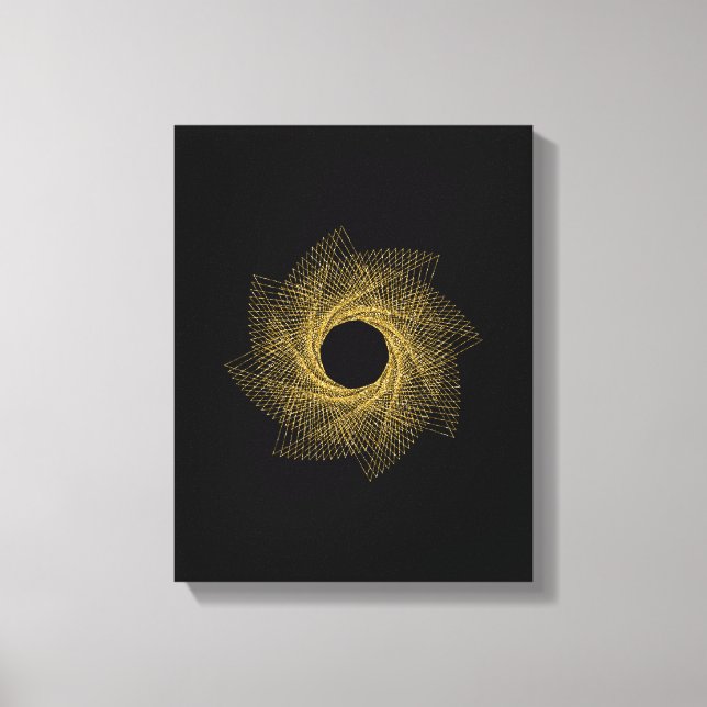 Toile Symbole de géométrie sacrée (Recto)