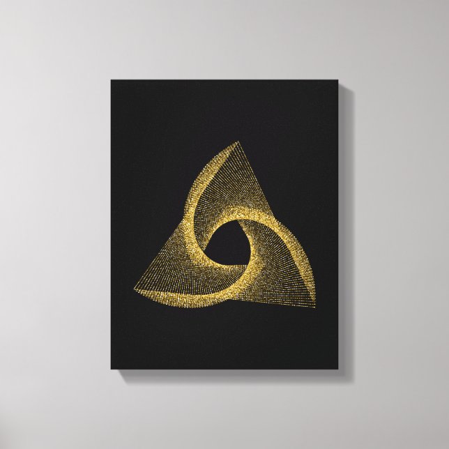 Toile Symbole de géométrie sacrée (Recto)