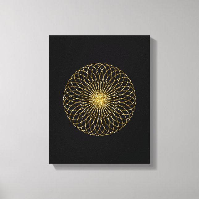 Toile Symbole de géométrie sacrée (Recto)