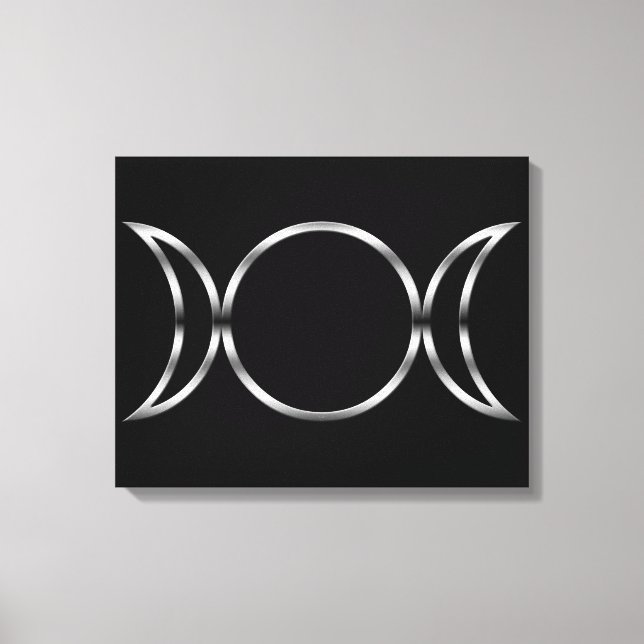 Toile Symbole de la déesse triple de Falln Pagan (Recto)