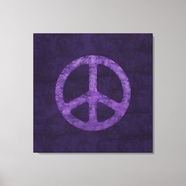 TOILE SYMBOLE DE LA PAIX POPULAIRE DÉSORMAIS (Recto)