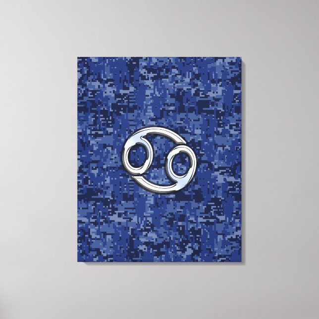Toile Symbole du cancer Zodiac sur la caméra numérique b (Recto)