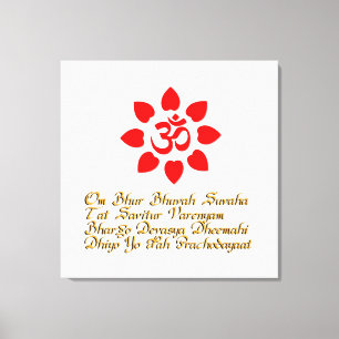 Toile Symbole Om