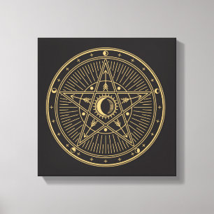 Toile Symbole Wiccan