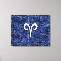 SYMBOLE Zodiaque Aries sur la caméra numérique ble
