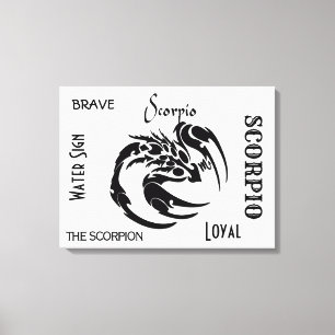 Toile SYMBOLE Zodiaque Scorpio
