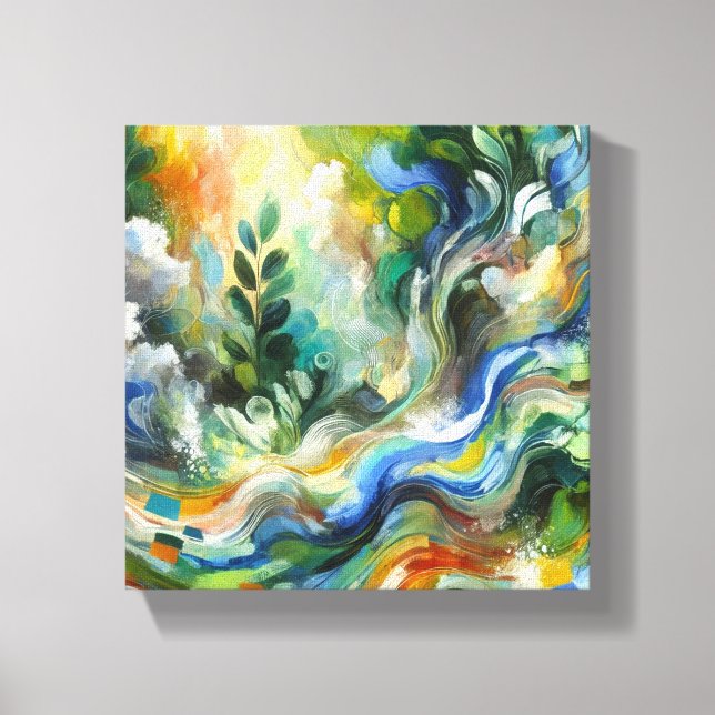 Toile Symphonie de la nature (Recto)