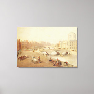 Toile T34018 The River Liffey and the Law Courts, Dublin