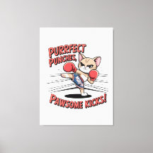 T-shirt Muay Thai Boxing Cute Anime Cat