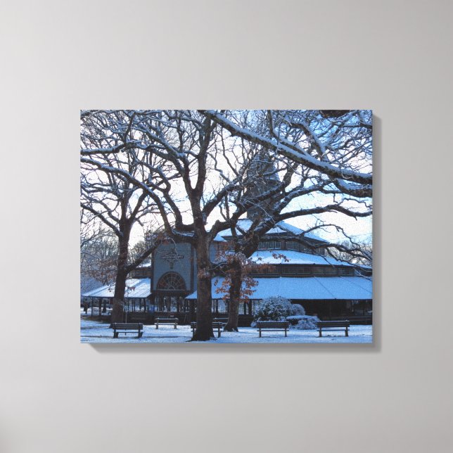Toile Tabernacle Morning After Snow - Martha's Vineyard (Recto)