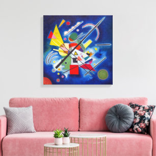 Toile Tableau bleu   Wassily Kandinsky  