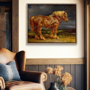 Toile Tableau "Chevaux" de James Ward