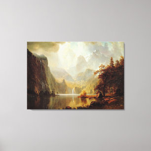 Toile Tableau d'Albert Bierstadt, Dans les montagnes 186