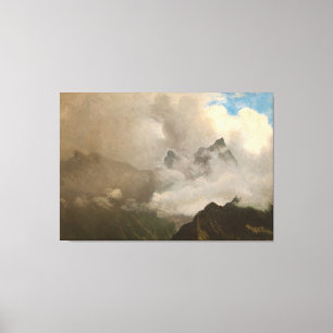 Toile Tableau d'Albert Bierstadt, Mountain Mist, 1868